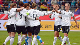 Als Gruppenkopf bei der WM gesetzt: die DFB-Frauen © 2014 Getty Images