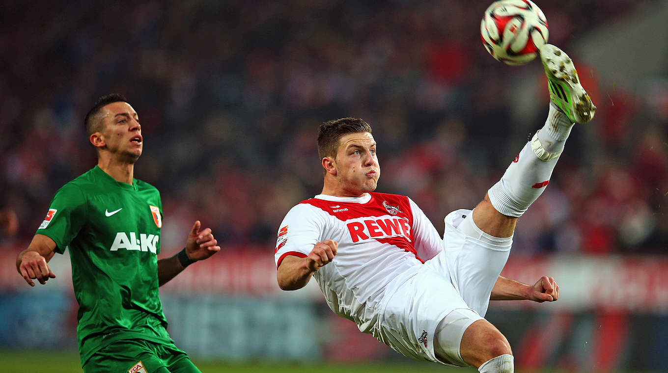 Köln couldn't hold off an Augsburg comeback © 2014 Getty Images