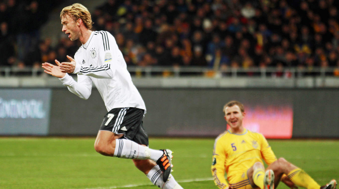 26 Spiele für das A-Team des DFB: Simon Rolfes (l.) © 2011 Getty Images