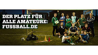 Die Heimat des Amateurfußballs: das neue FUSSBALL.DE © DFB