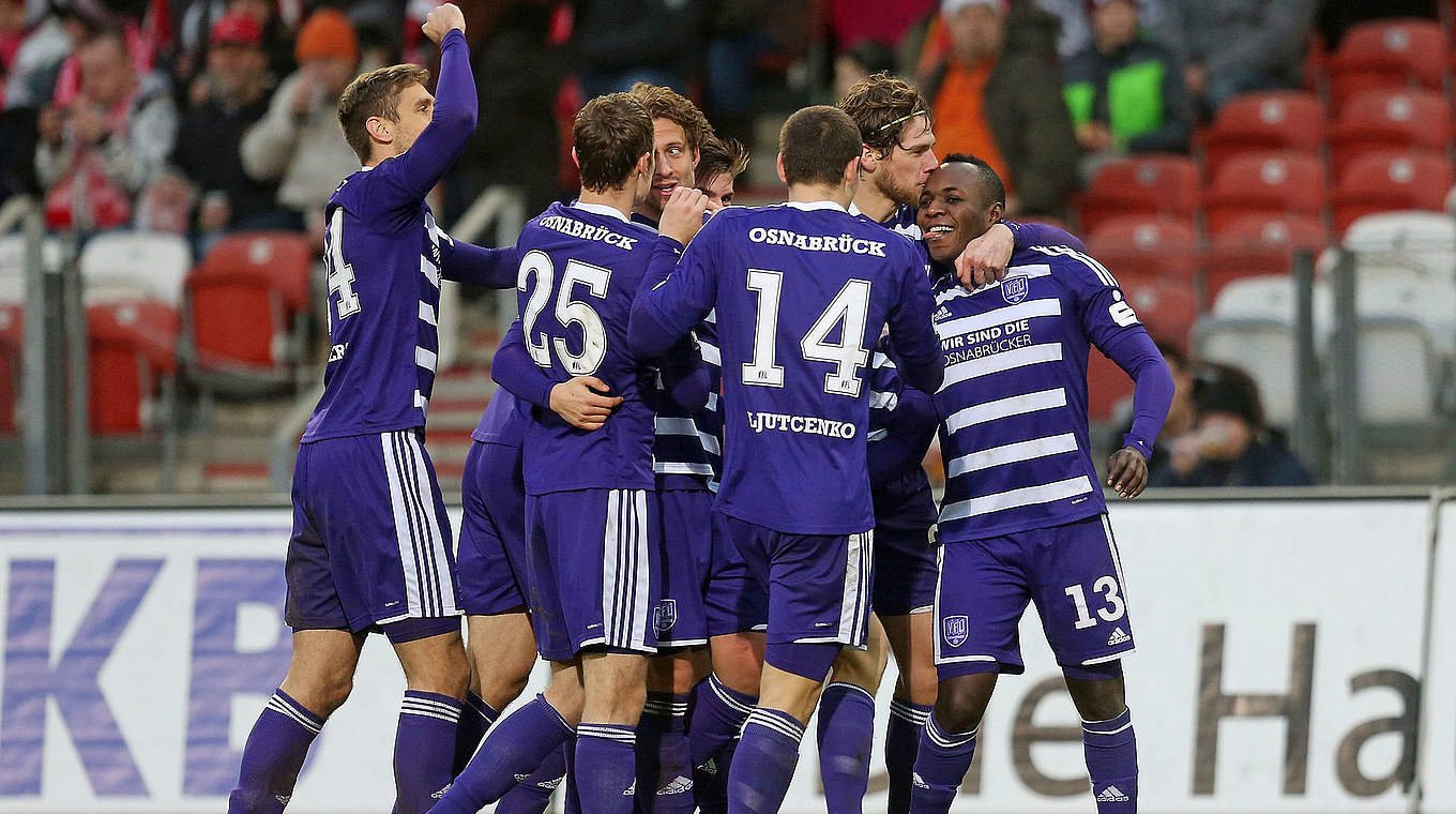 Überzeugender Heimsieg: Osnabrück verweist die Kickers in die Schranken © 2014 Getty Images