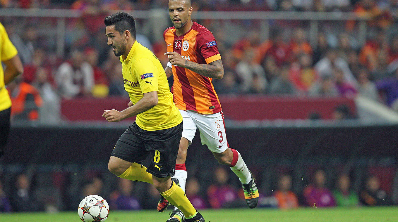 Comeback in der Königsklasse: Ilkay Gündogan (l.) gegen Galatasaray © imago/Eibner