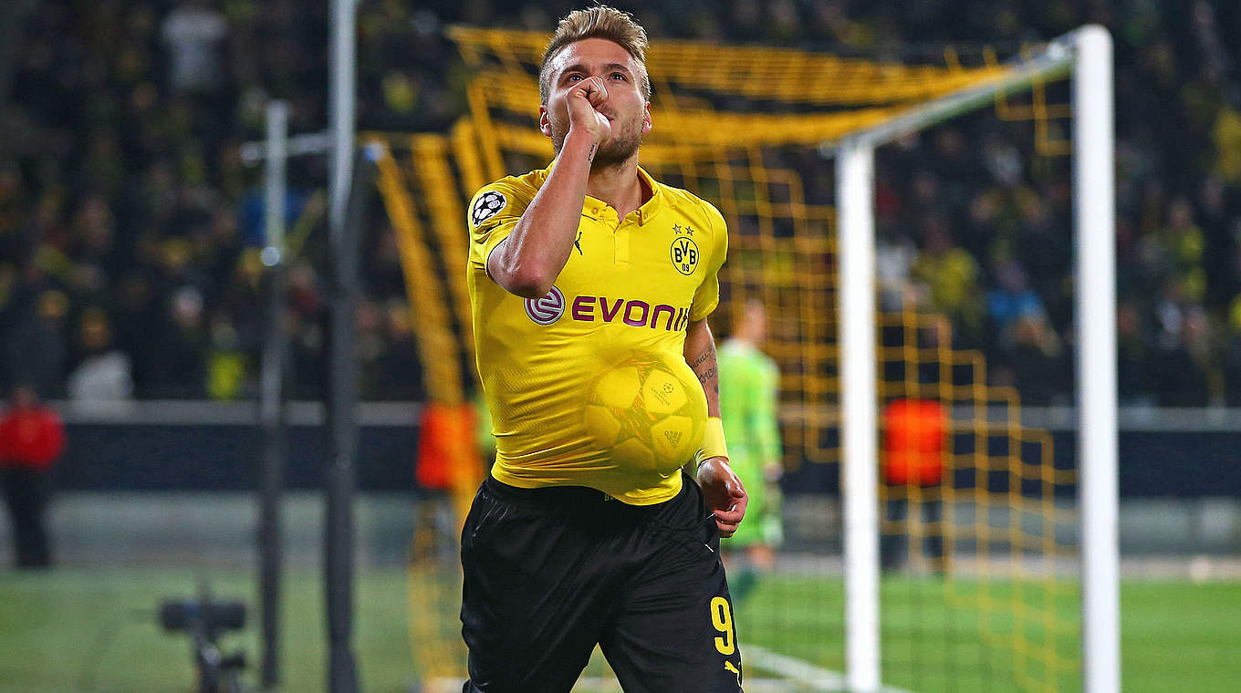 Ciro Immobile will hope to get on the scoresheet again against SVW. © 2014 Getty Images