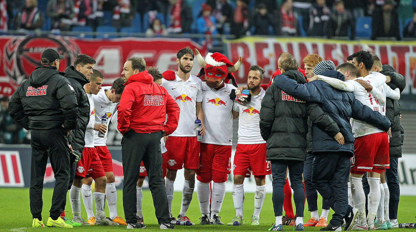 Gewann nur eines seiner letzten fünf Begegnungen: RB Leipzig © 2014 Getty Images