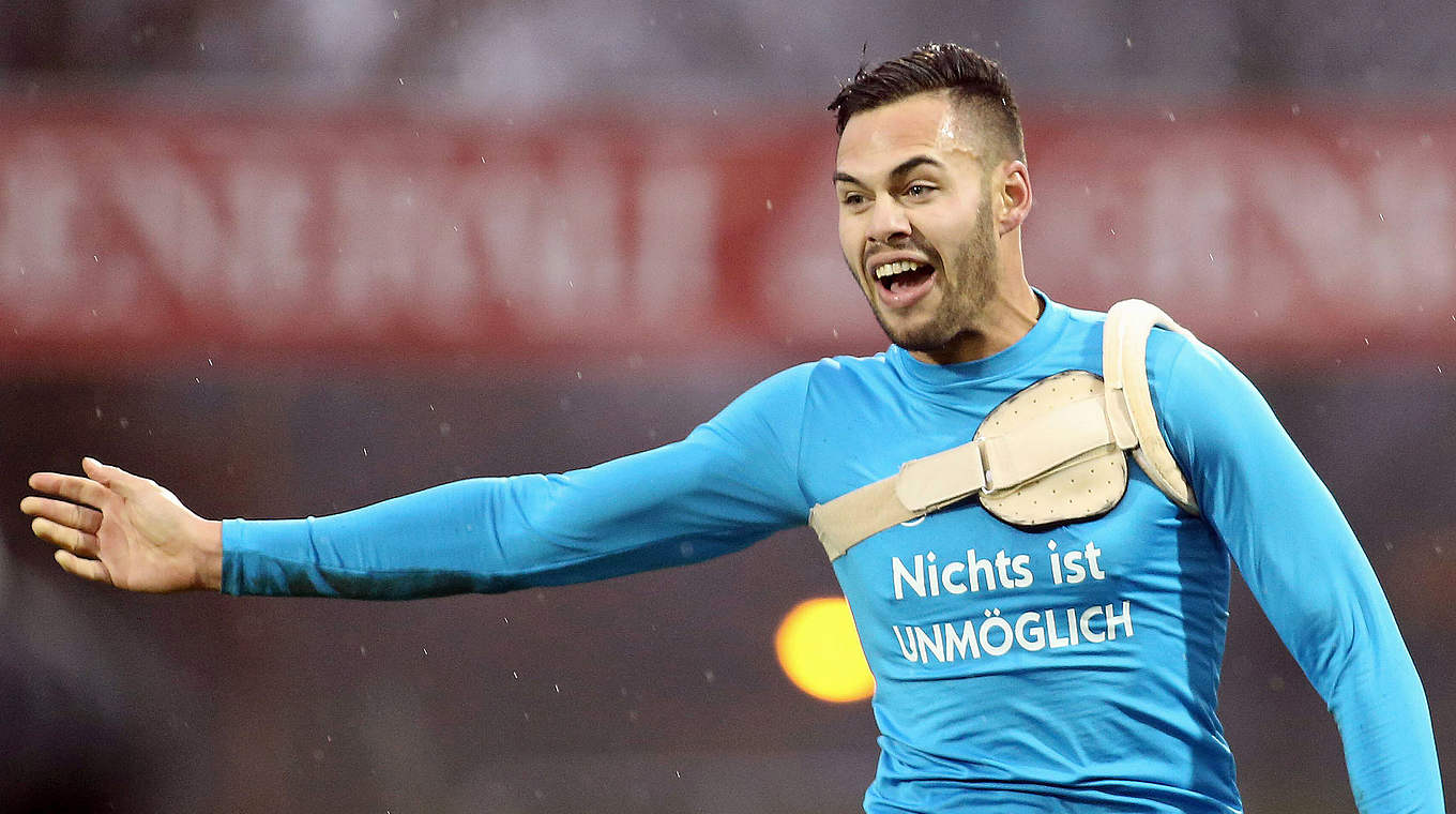 Favorit der Fans: Daniel Engelbrecht ist "Spieler des Spieltags" © imago/Pressefoto Baumann