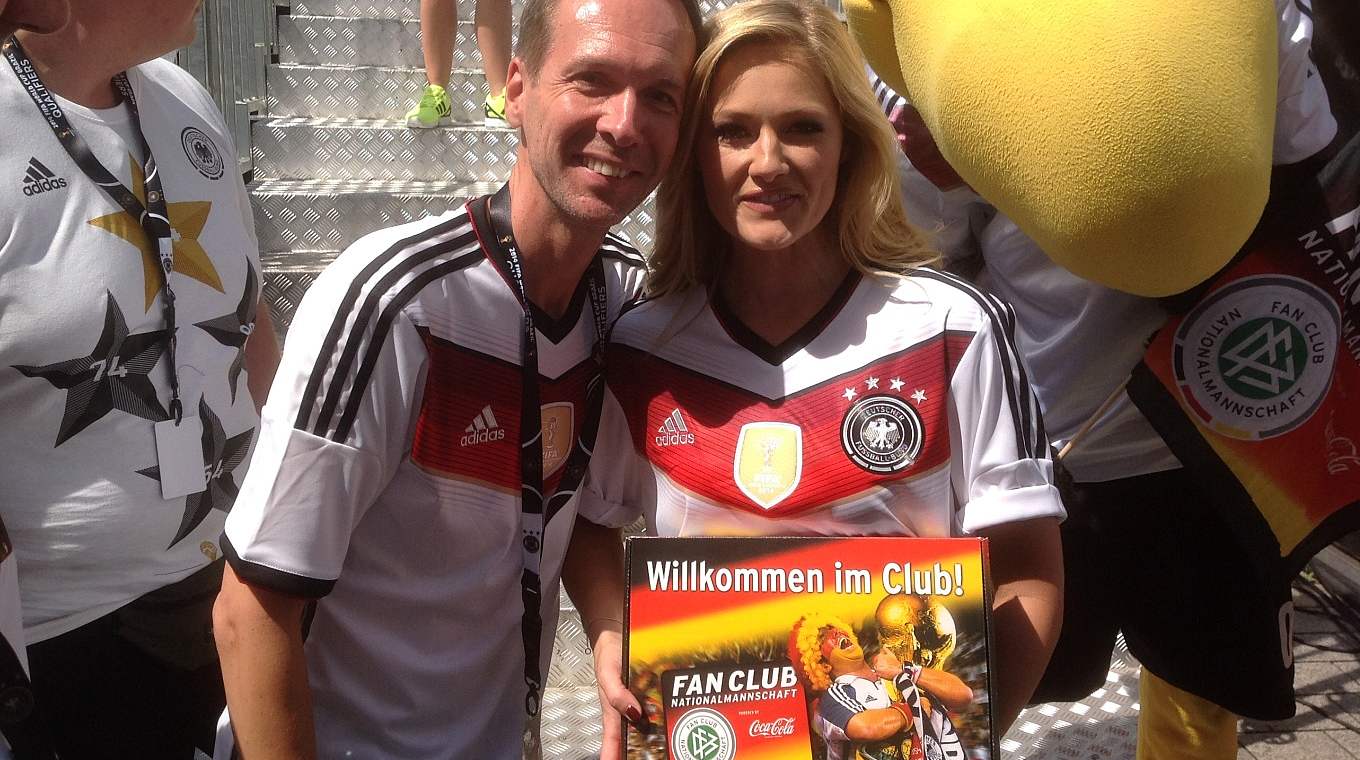 Prominentes Mitglied: Helene Fischer gehört dazu. © Fan Club Nationalmannschaft