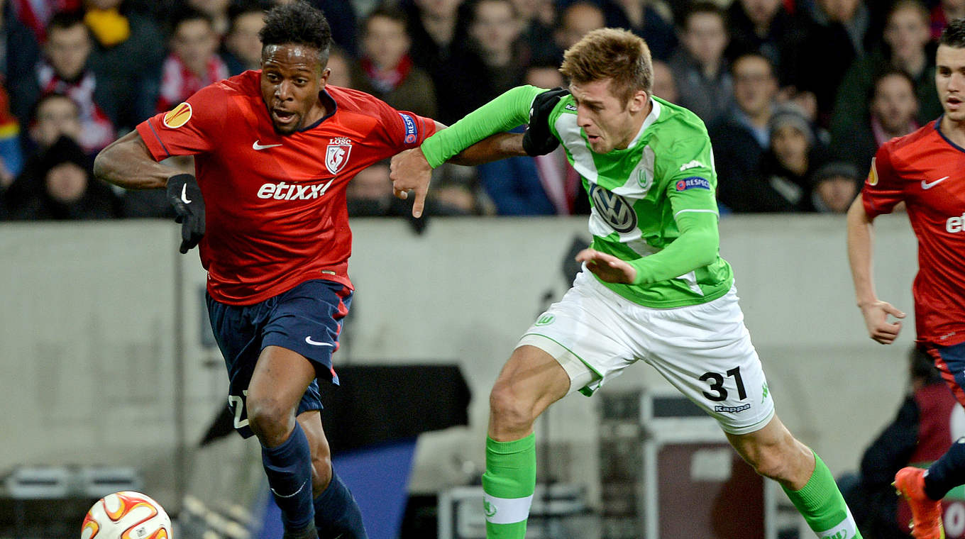 Kein Stolperstein: Wolfsburg qualifiziert sich in Lille für K.o.-Runde © AFP