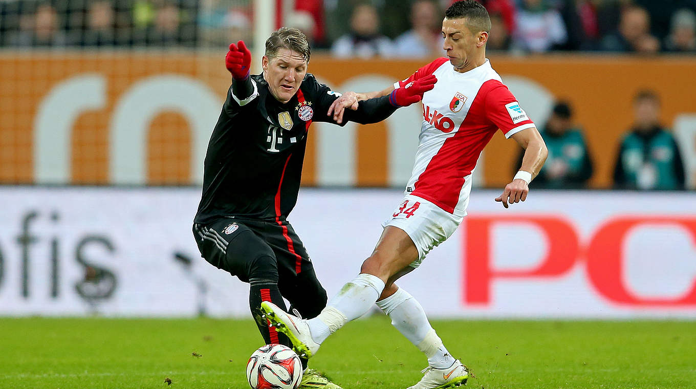 Eine Halbzeit Paroli geboten: Augsburg gegen den FC Bayern © 2014 Getty Images