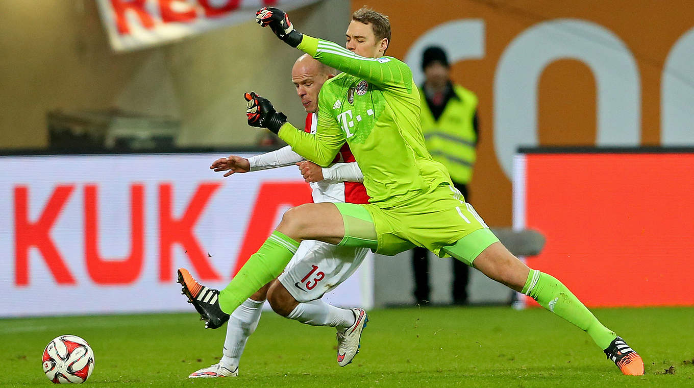 Bundesliga-Rekord: Manuel Neuer kassierte bisher nur drei Gegentore © 2014 Getty Images