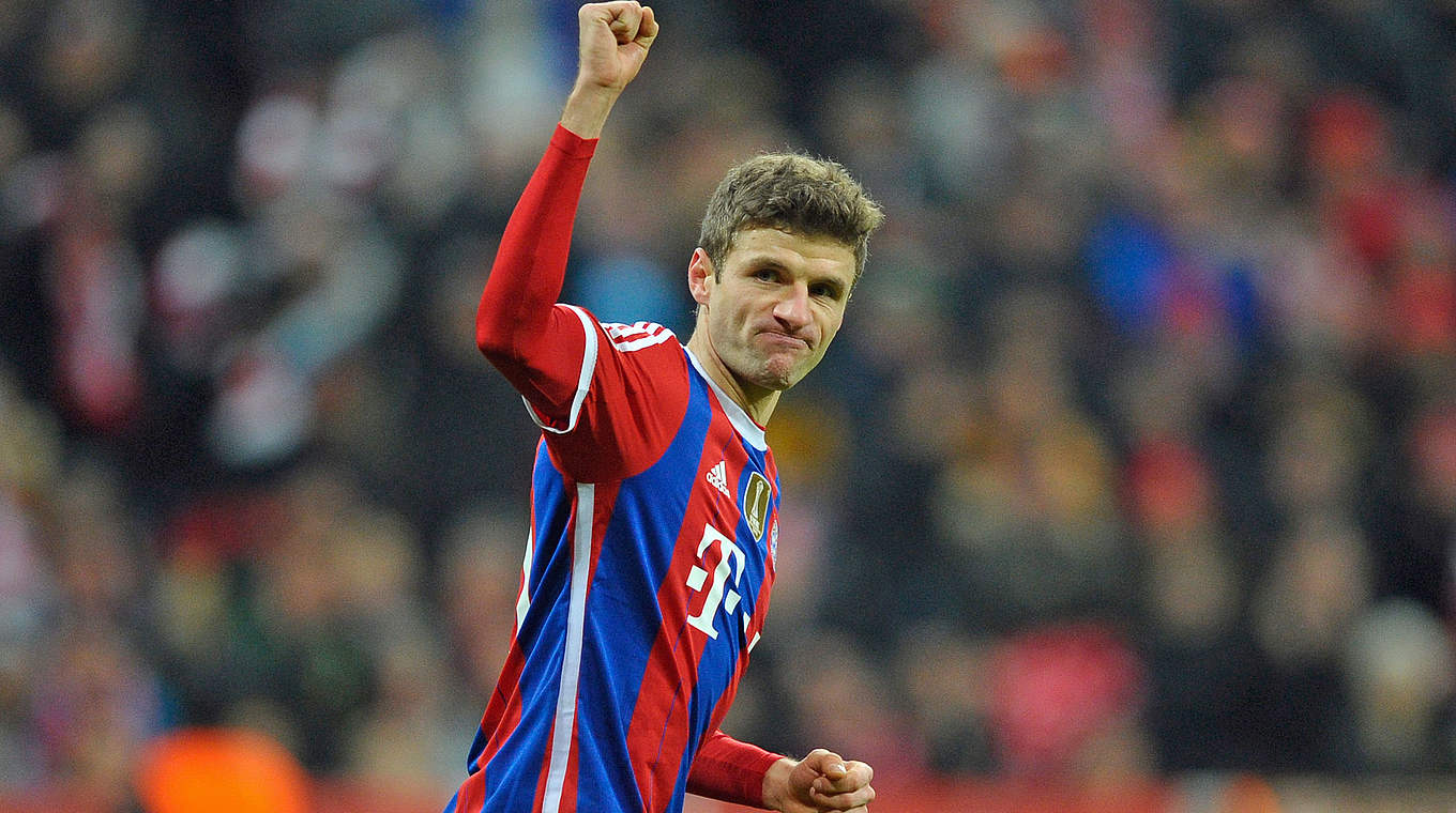 Müller: "Thankfully, they tired and we managed to take our chances" © 2014 Getty Images