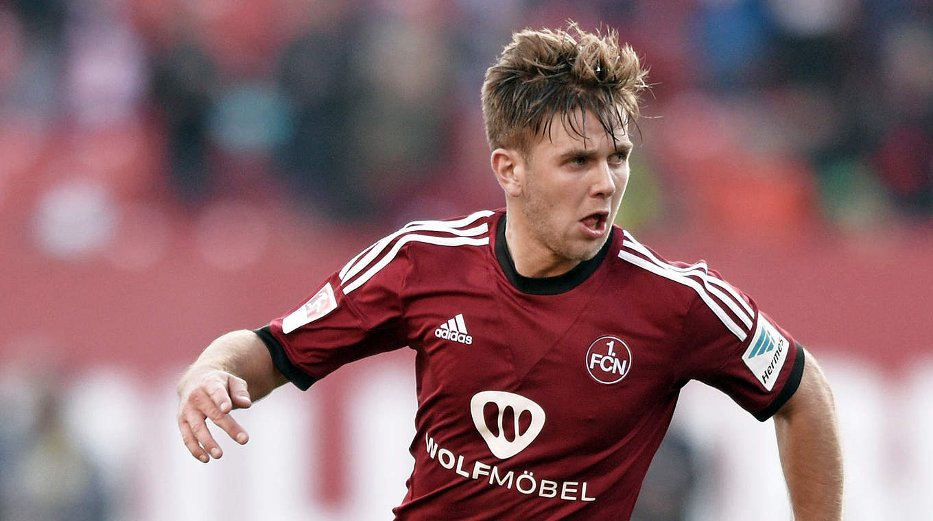 Brace ace: Niclas Füllkrug struck twice for FCN in their 2-1 win away to Aalen. © 2014 Getty Images