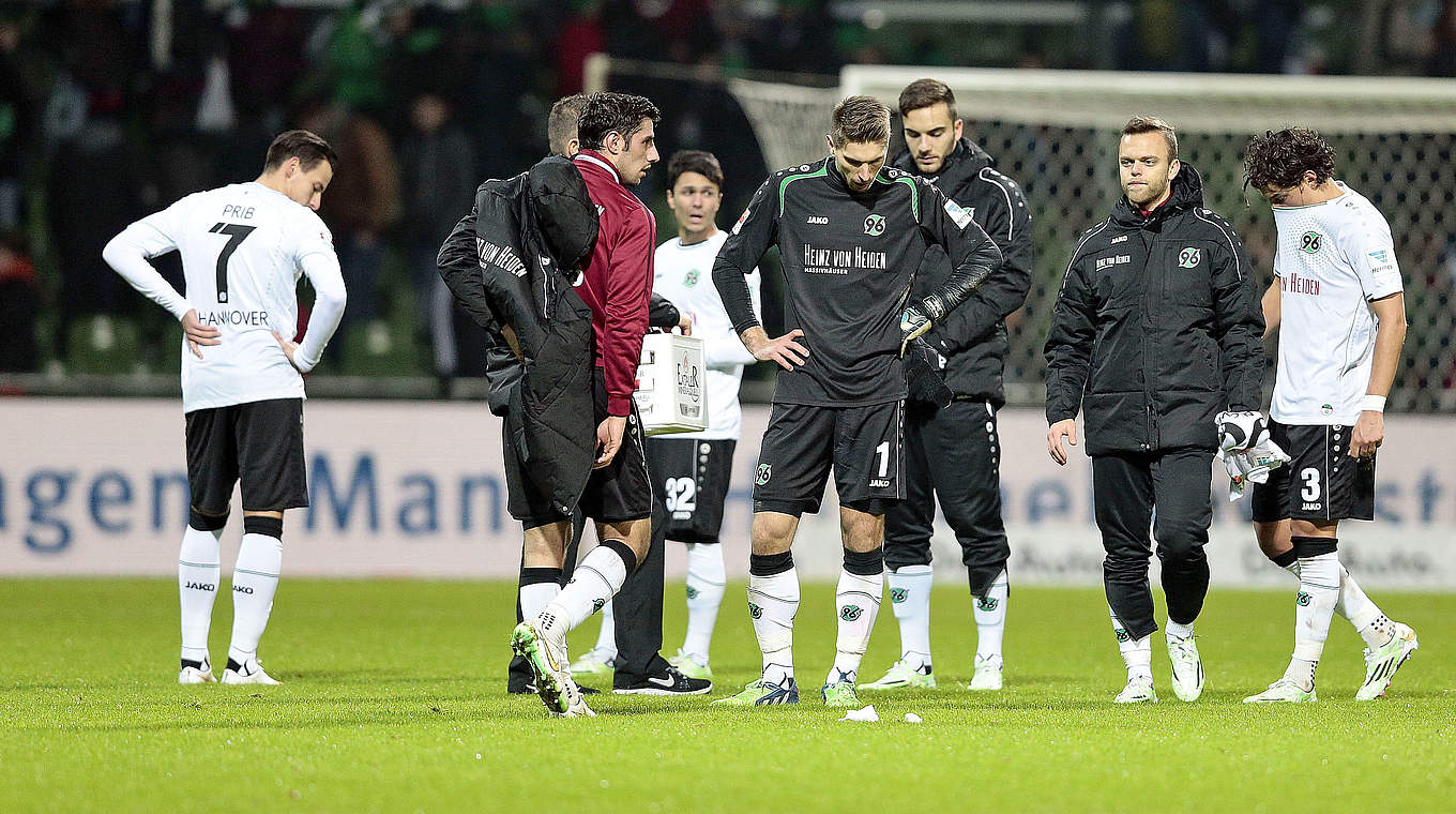 Nur ein Punkt aus vier Spielen: Hannover 96 © 2014 Getty Images