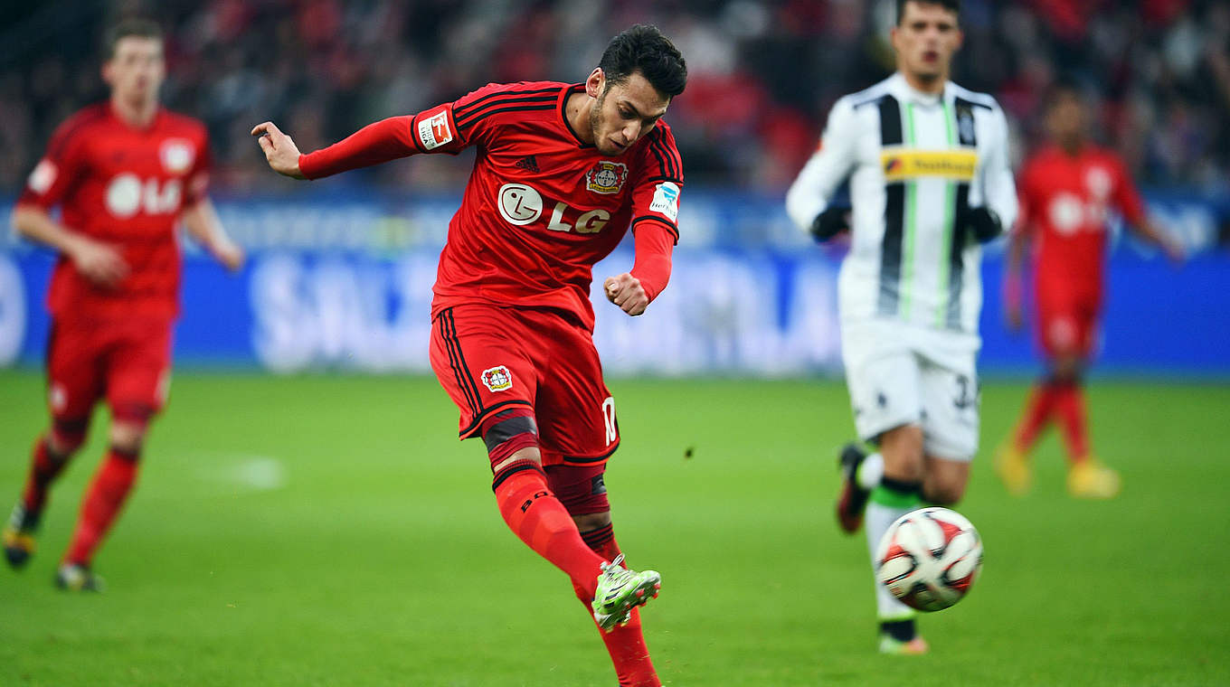 Erkältet und in Hoffenheim fraglich: Hakan Calhanoglu von Bayer Leverkusen © 2014 Getty Images