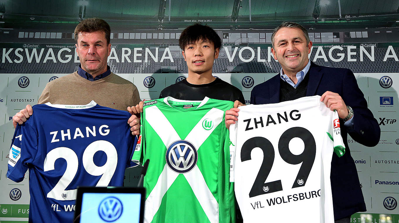 Vierter Chinese in der Bundesliga: Xizhe Zhang © 2014 Getty Images