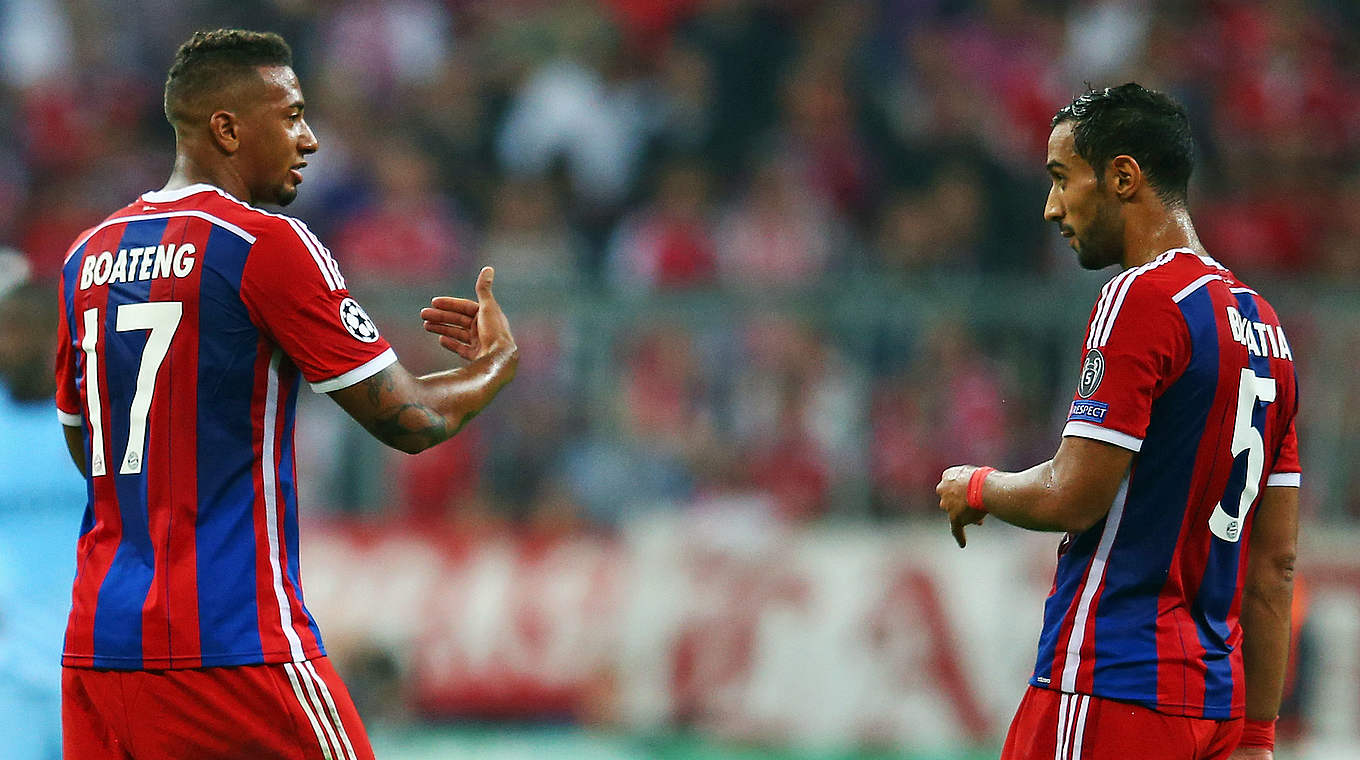 Angeschlagenes Duo vom FC Bayern: Jerome Boateng (l.) und Mehdi Benatia © 2014 Getty Images