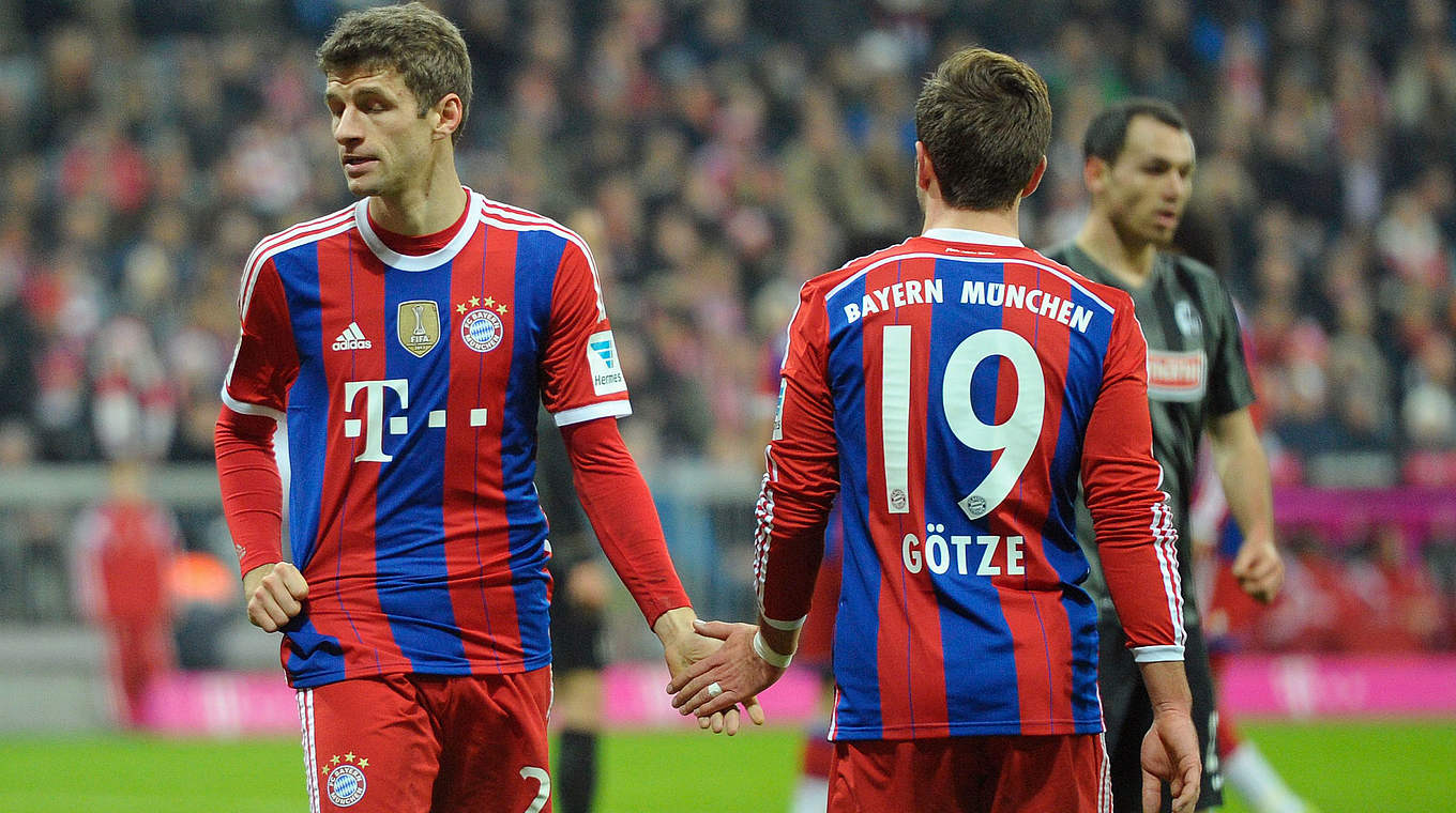 Thomas Müller (l.): "Wir hätten uns das eine oder andere Tor mehr gewünscht" © 2014 Getty Images