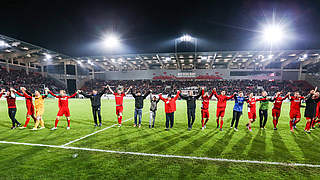 Tabellenführer der Regionalliga Südwest: Offenbach © 2014 Getty Images