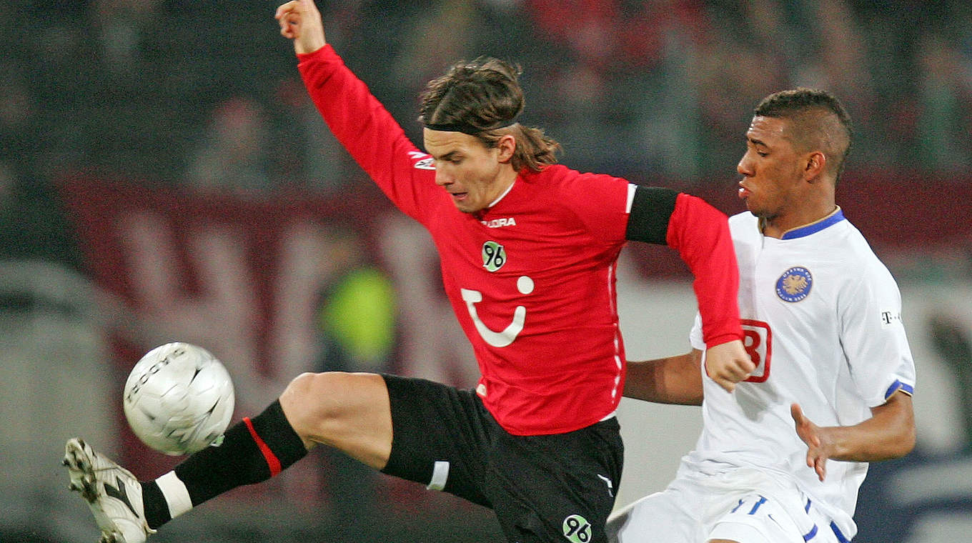 In der Bundesliga angekommen: Premiere im Januar 2007 in Hannover © 2007 Getty Images