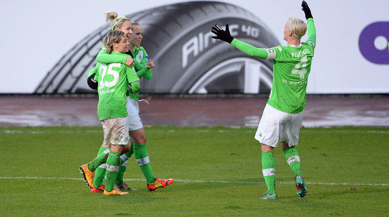 Umweg Verlängerung: Wolfsburg müht sich ins Halbfinale © Jan Kuppert