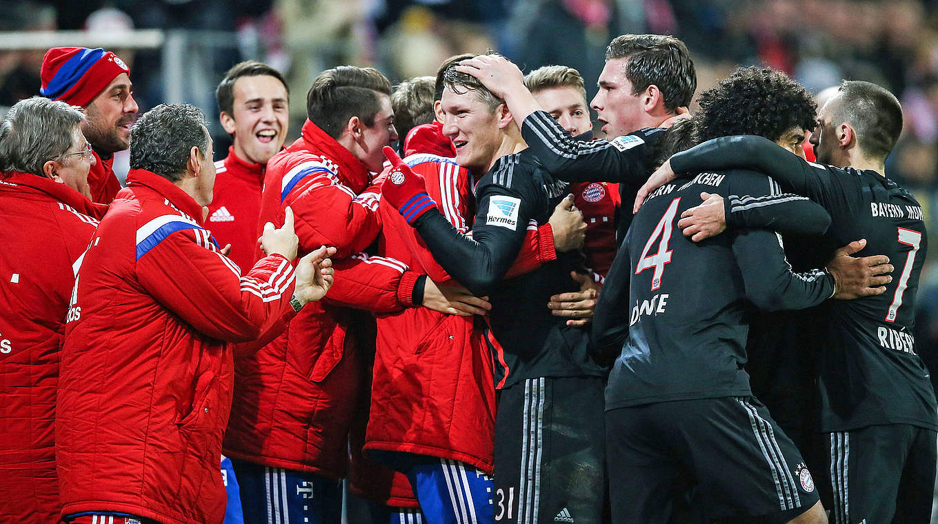 Nicht zu stoppen: der FC Bayern © 2014 Getty Images