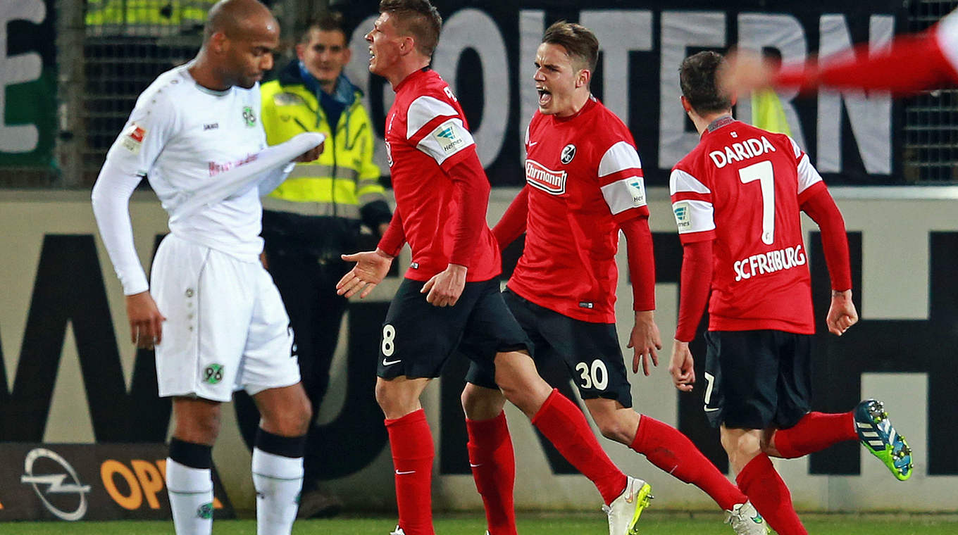 Freiburg impressed but were pegged back in injury time © 2014 Getty Images