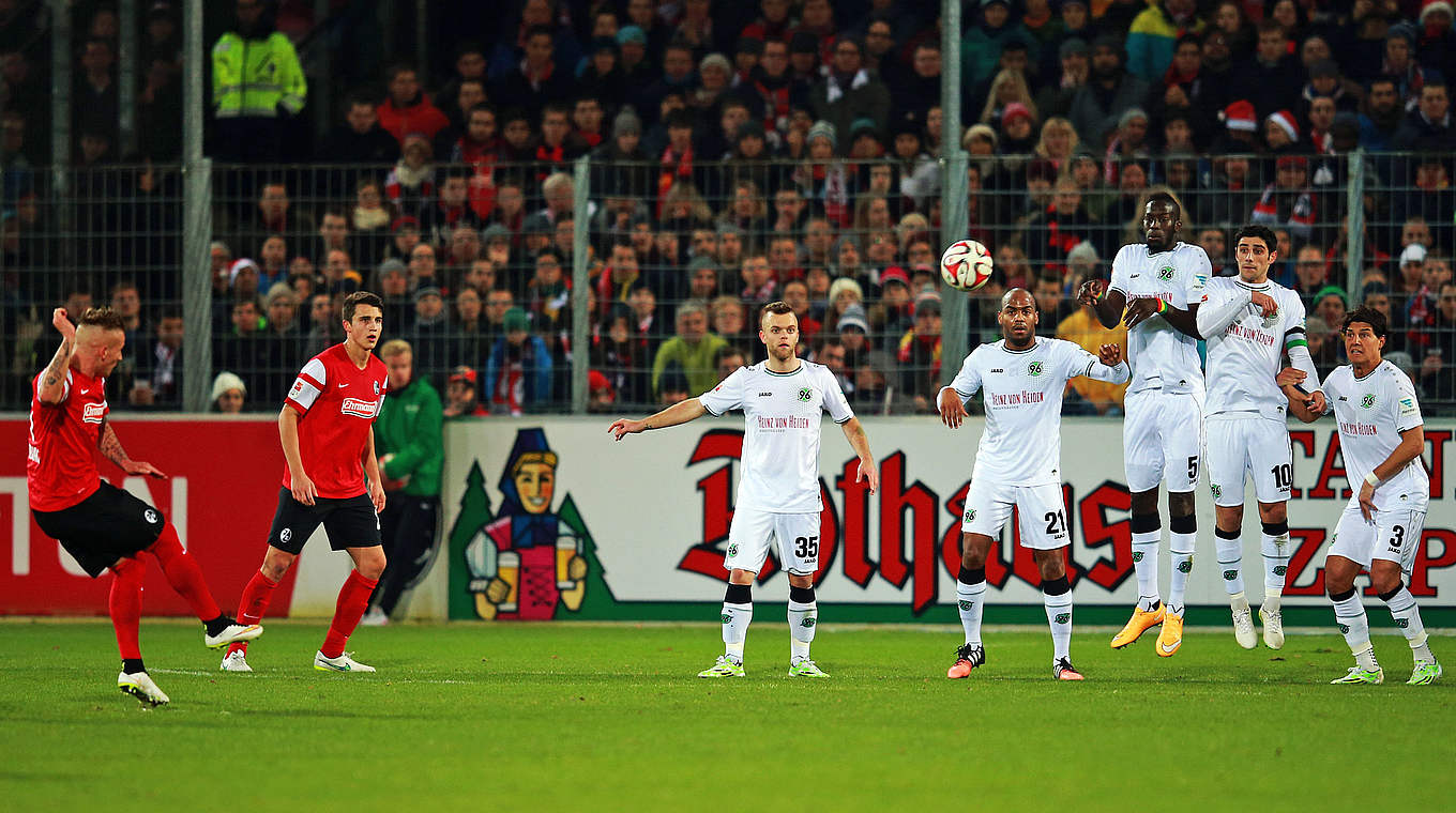 Freiburg finish the year bottom of the table © 2014 Getty Images