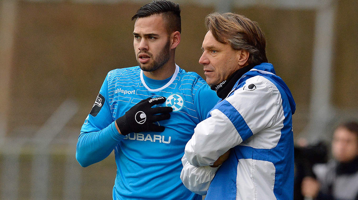 Im Gespräch: Engelbrecht (l.) und Steffen © 2014 Getty Images