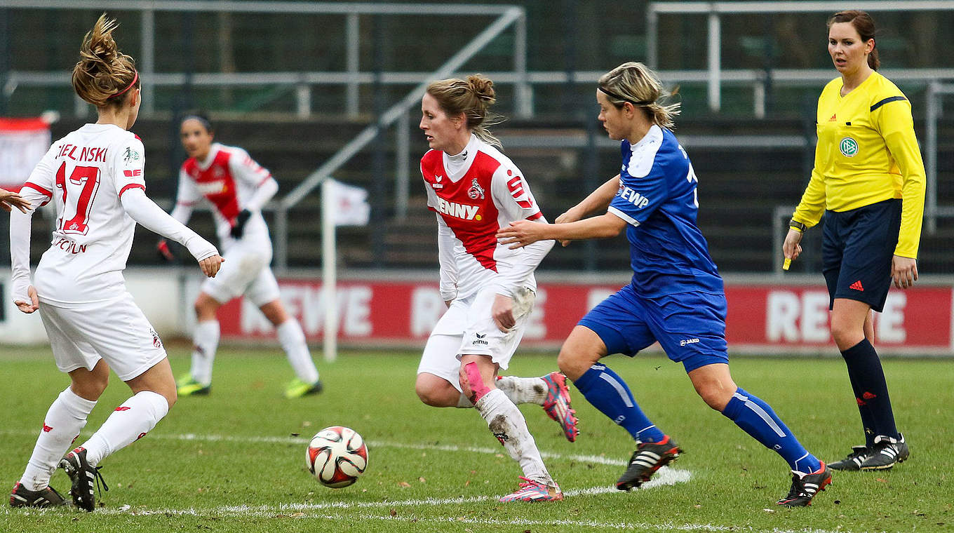 Newly promoted 1. FC Köln were knocked out in the quarter-finals by Turbine Potsdam © Jan Kuppert