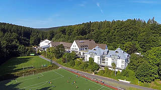 Das Gelände der Sportschule Barsinghausen: die Anlage Fuchsbachtal © 