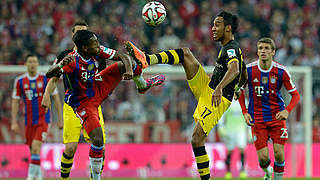 Topspiel am Samstagabend I: Dortmund gegen Bayern © 2014 Getty Images