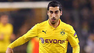 Zum fünften Mal ausgezeichnet: Henrikh Mkhitaryan vom BVB © 2014 Getty Images