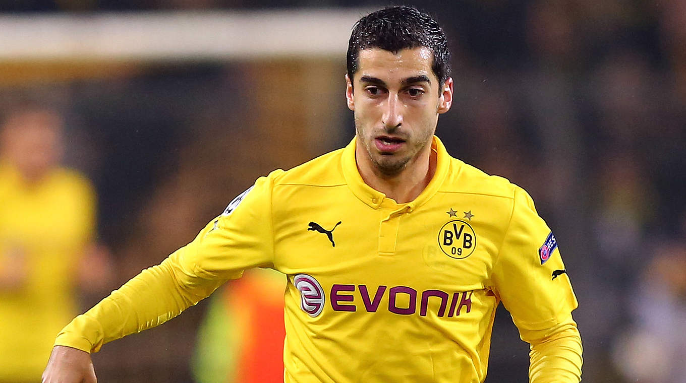 Zum fünften Mal ausgezeichnet: Henrikh Mkhitaryan vom BVB © 2014 Getty Images