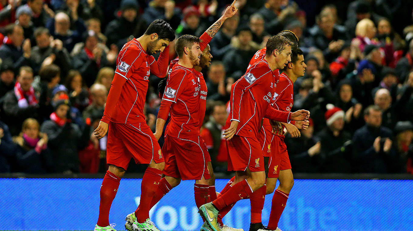 Boden gutgemacht: Liverpool und Emre Can (l.) © 2014 Getty Images