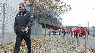 Weihnachtspause passé: der VfB Stuttgart trainiert wieder © 2014 Getty Images