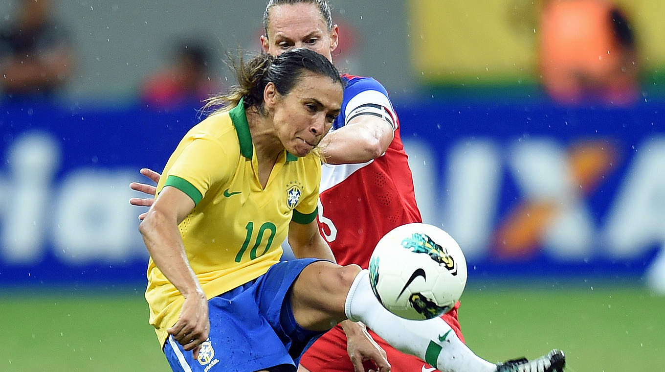 Brazil's Marta came second in the vote © Getty Images