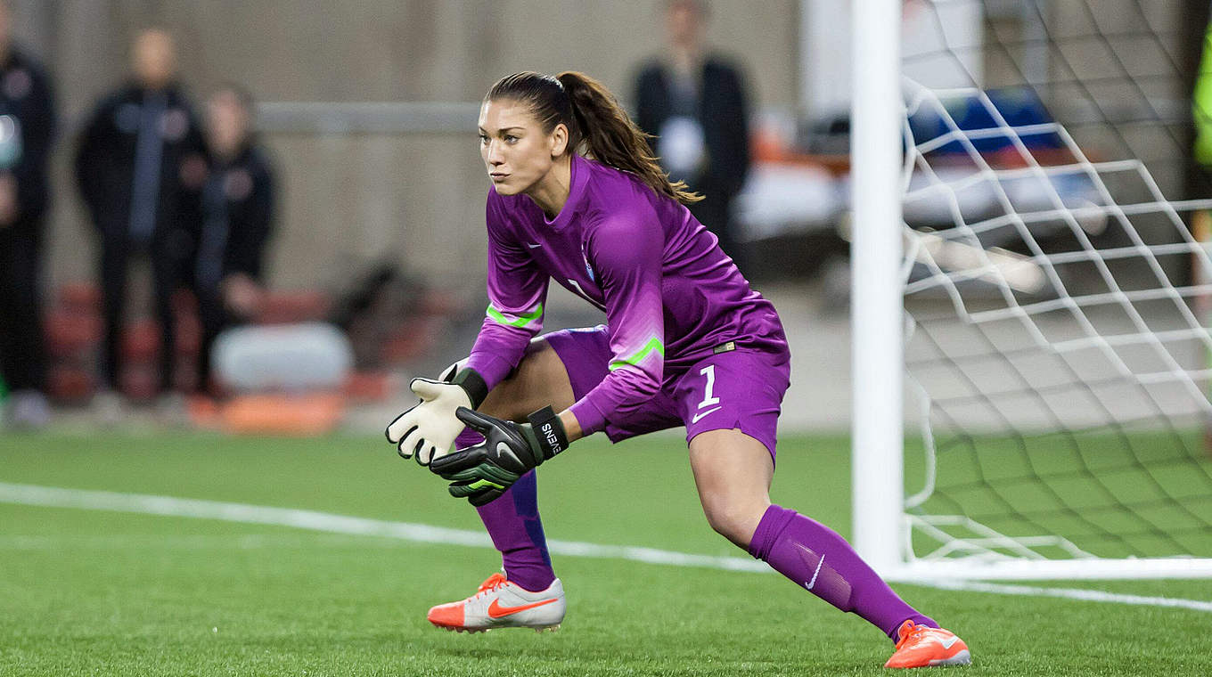 Hope Solo shares the honour with Schult © imago/Icon SMI