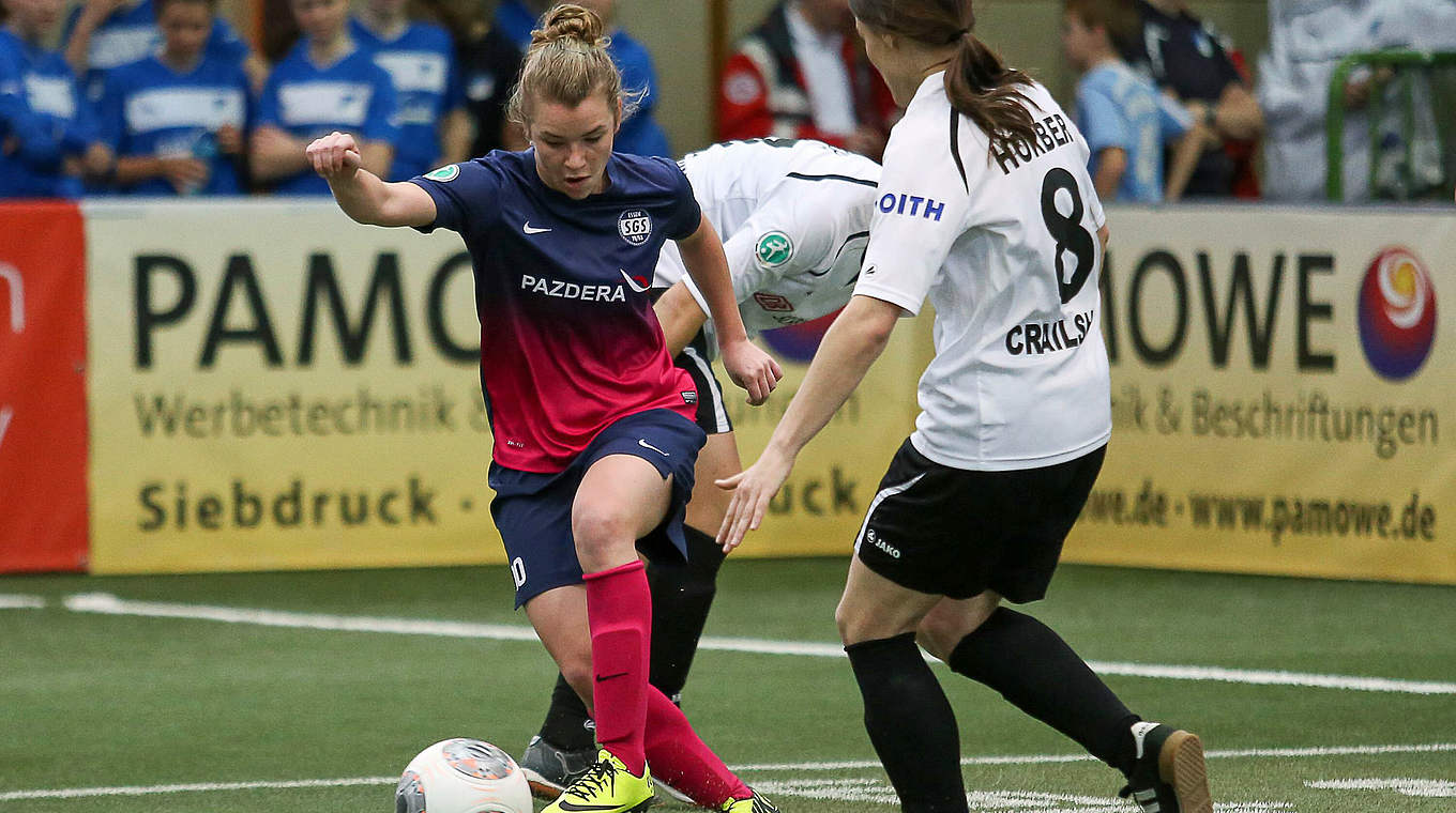 Schon in der Frauen-Bundesliga etabliert: Linda Dallmann (l.) von der SGS Essen © imago/foto2press