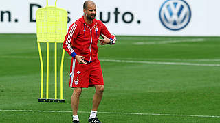 Pep Guardiola in der Vorbereitung: 