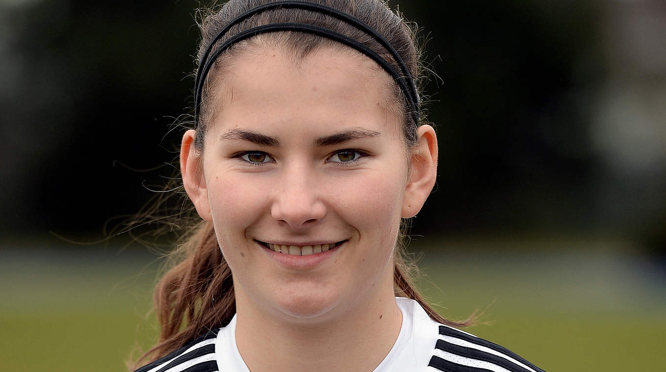 Gute Nachwuchsarbeit beim FFC: U 19-Nationalspielerin Johanna Kaiser © 2014 Getty Images