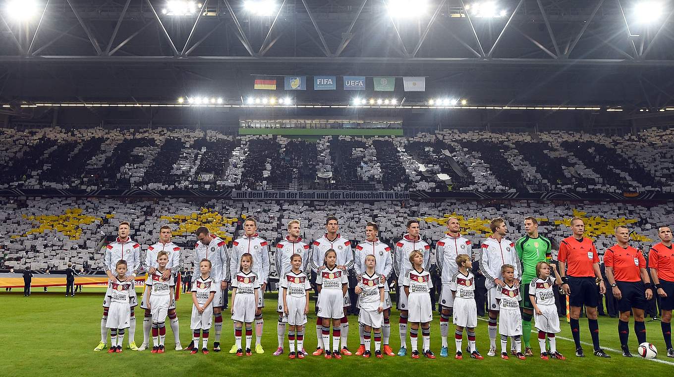 Beeindruckend: die Choreo in Düsseldorf gegen Argentinien © Getty Images