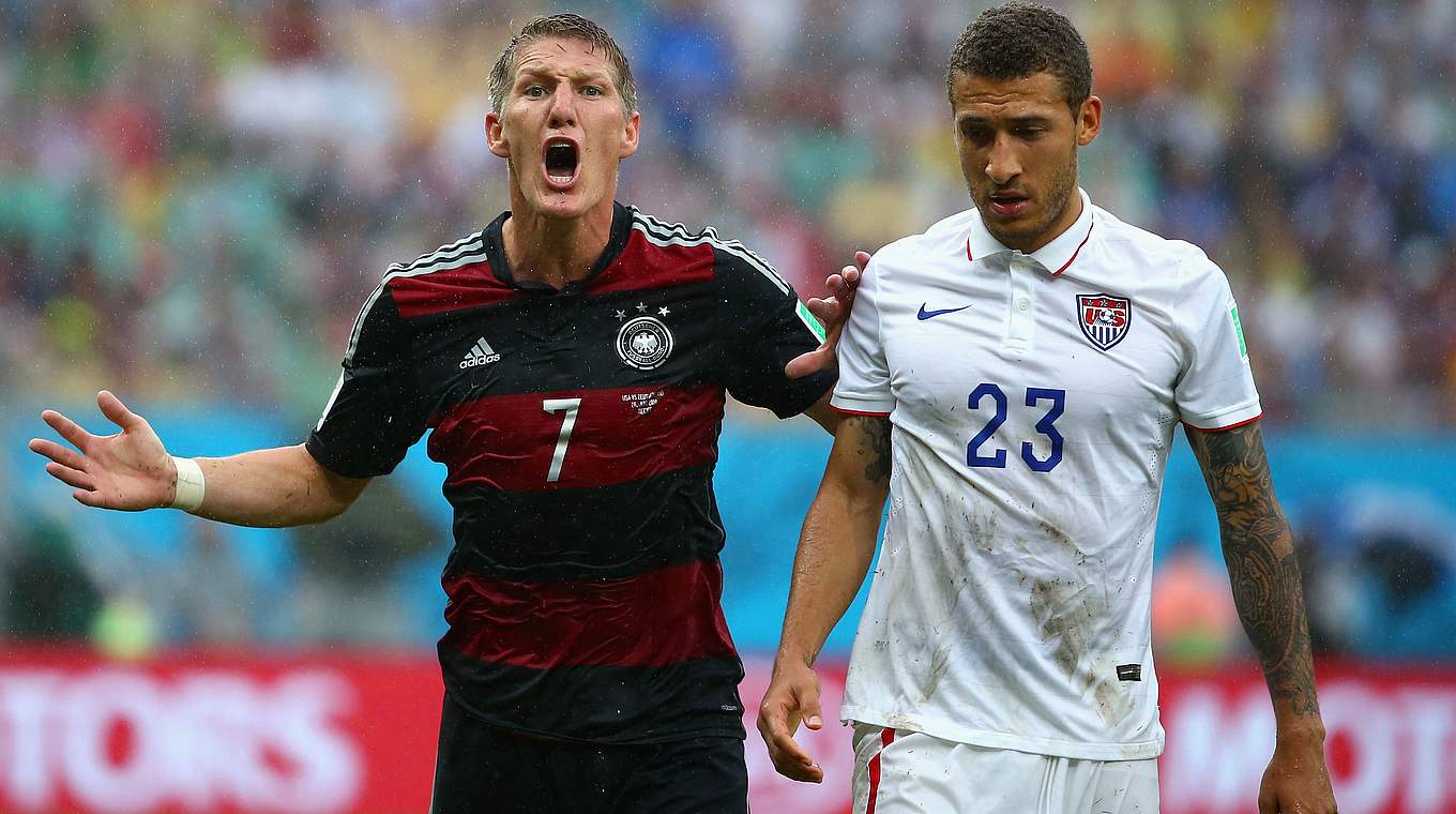 Bastian Schweinsteiger gibt beim bisher letzten Aufeinandertreffen mit den USA den Ton an. © Getty Images