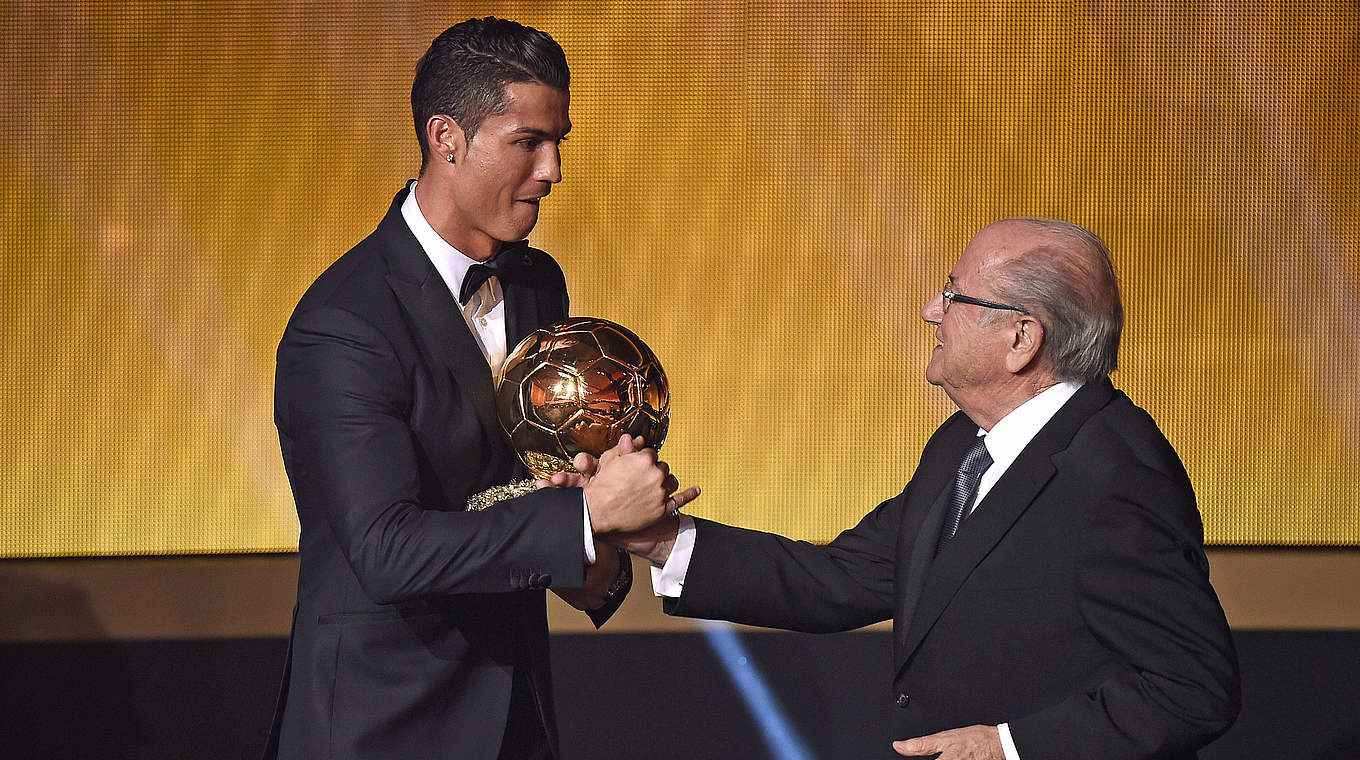 Zum dritten Mal Weltfußballer: Cristiano Ronaldo © AFP