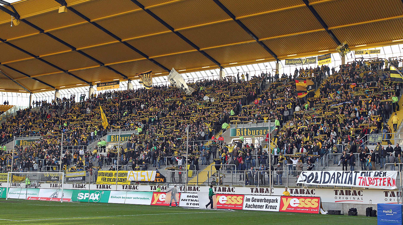 Gegen Essen mit 30.000 Fans ausverkauft: der Aachener Tivoli © imago sportfotodienst