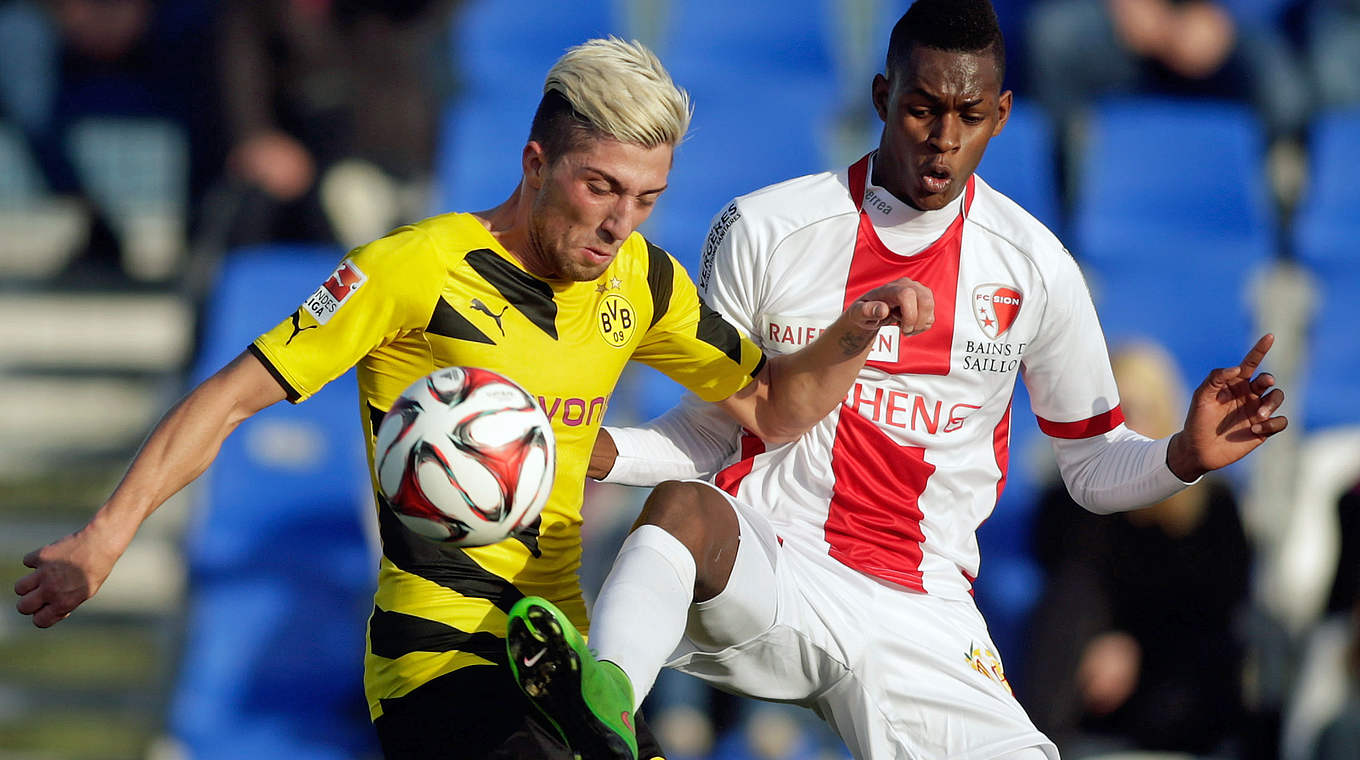 Dortmunder Neuzugang im Testspiel gegen den FC Sion: Kevin Kampl © 2015 Getty Images