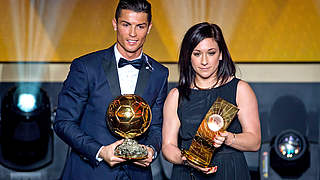 Strahlende Gewinner bei der FIFA-Gala: Ronaldo und Keßler, die 