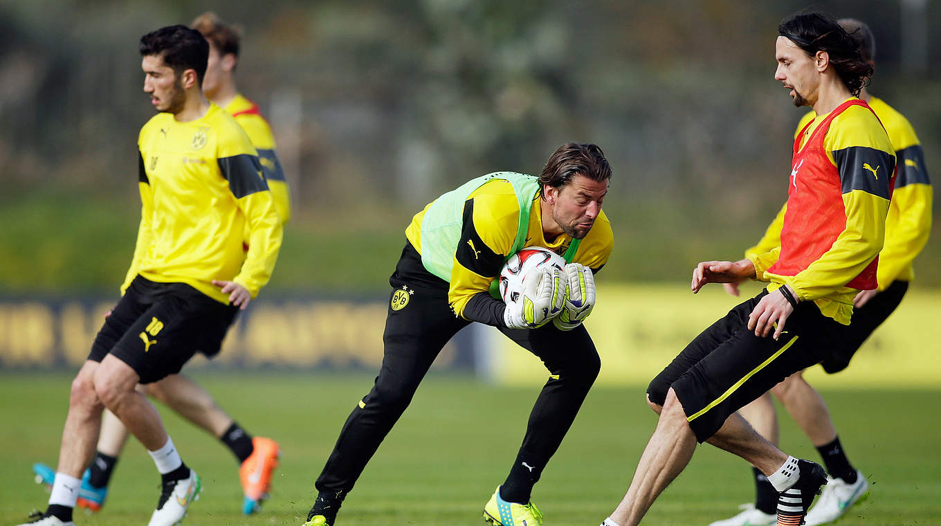 Weidenfeller and his Dortmund colleagues: "We all want to look forward as a team" © 2015 Getty Images
