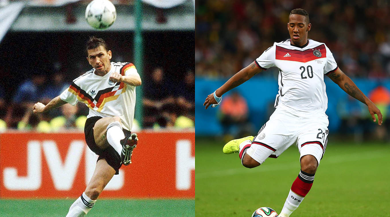 Weltmeister 1990 und 2014: Klaus Augenthaler und Jerome Boateng © Getty Images