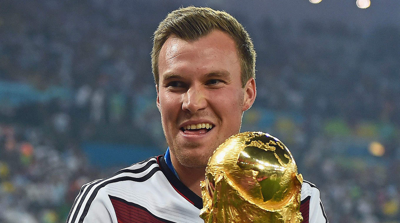 Kevin Großkreutz lifted the World Cup this summer © 2014 Getty Images