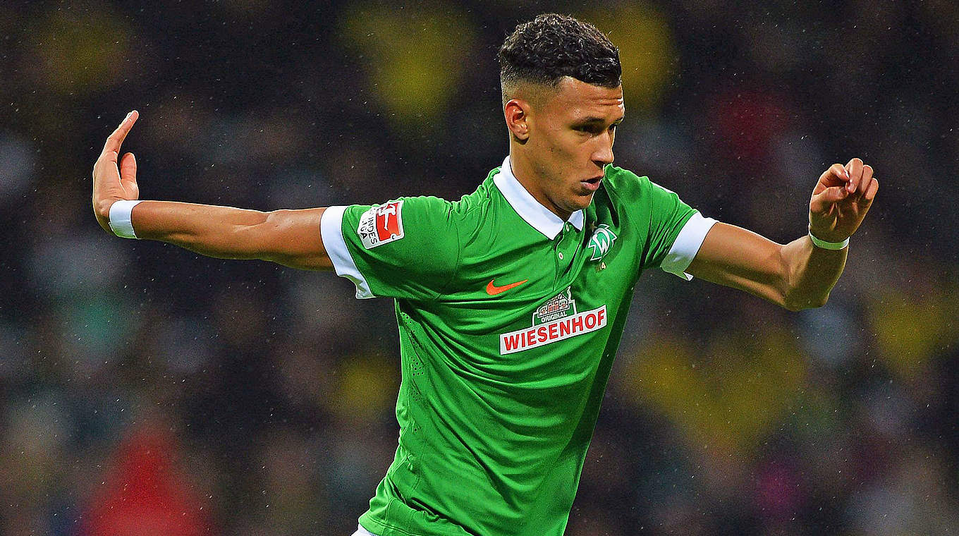 Vier Tore bei 14 Bundesligaeinsätzen in der Hinrunde: Werder-Stürmer Davie Selke © 2014 Getty Images
