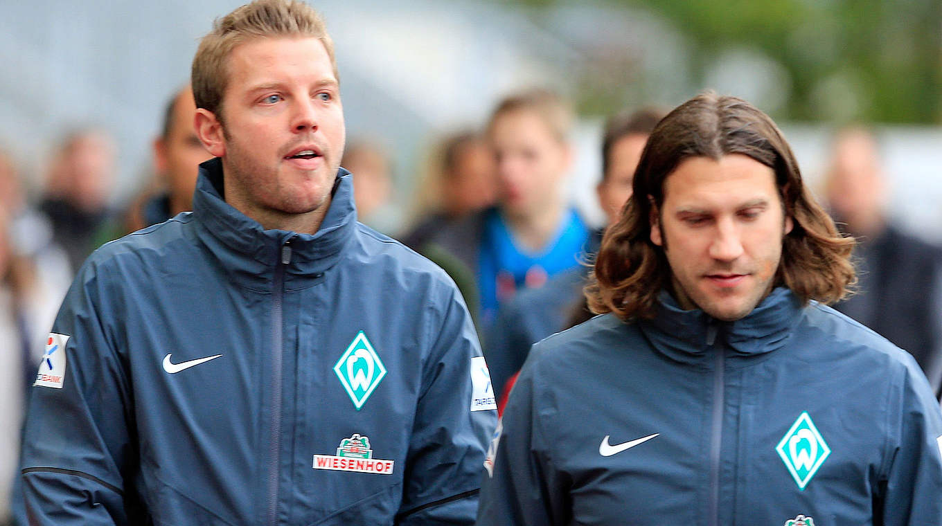 Angehende Fußball-Lehrer Kohfeldt (l.) und Frings: "Sind gute Freunde geworden." © 2014 Getty Images